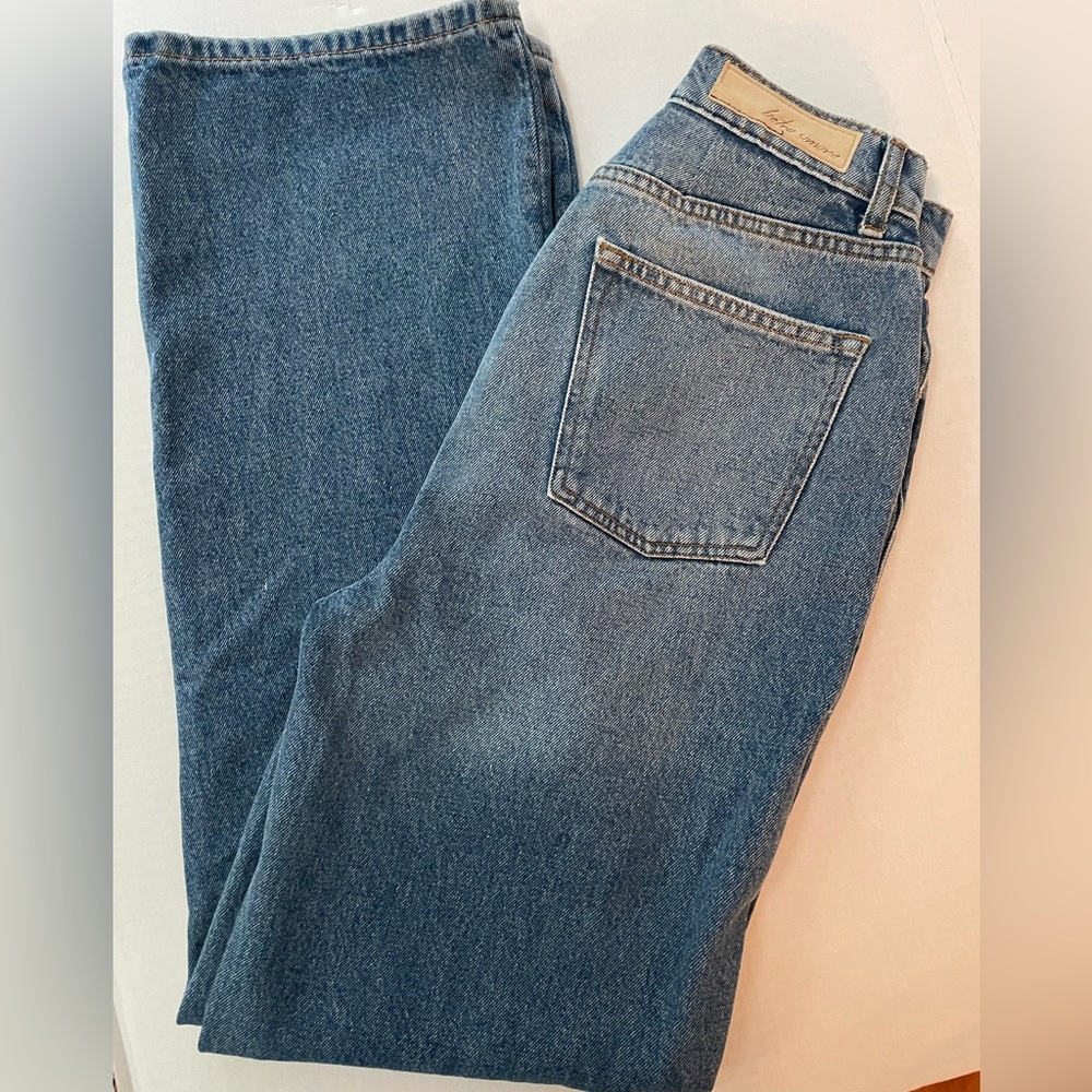 Vintage Betro Simone Jean High Waist “Mom” 5-Pocket Button Fly Boot Cut Size 29